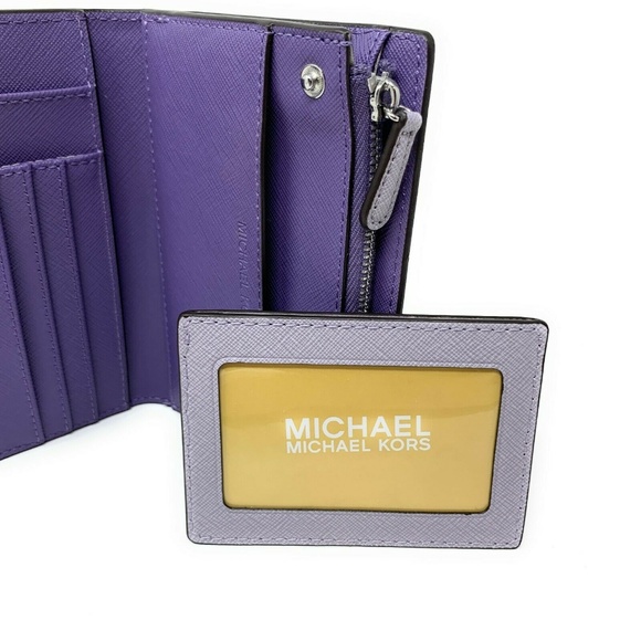 Michael Kors Jet Set Travel 2 In 1 Wallet Lilac - Picture 6 of 6